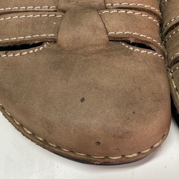 Birkenstock Footprints Classic Fisherman Sandal 41 Men 8 Women 10 Brown Leather main image 10